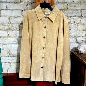 Chicos Size 3 Leather Jacket NWOT